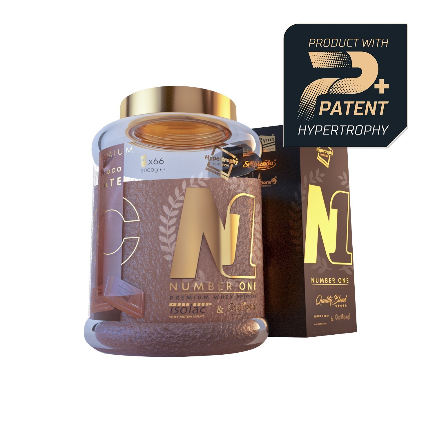 Number One Whey Protein 90%| Prote&iacute;na de Suero | 908gr