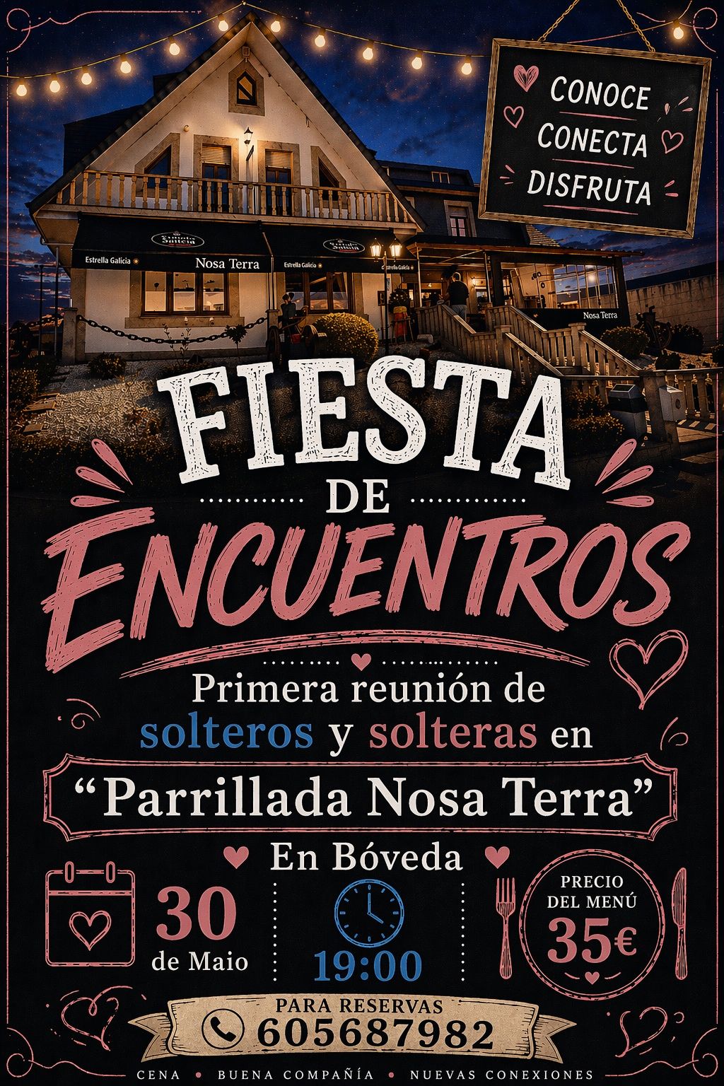 Fiesta Solter@s A Nosa Terra B&oacute;veda