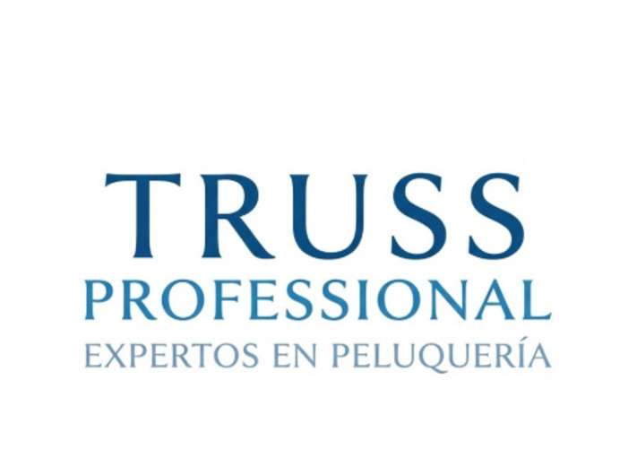Logotipo de Productos Truss Profesional Galicia con el lema expertos en peluquería