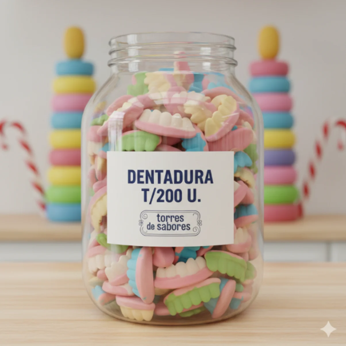 El Secreto Detr&aacute;s de la Sonrisa M&aacute;s Dulce: Las Dentaduras de Gominola