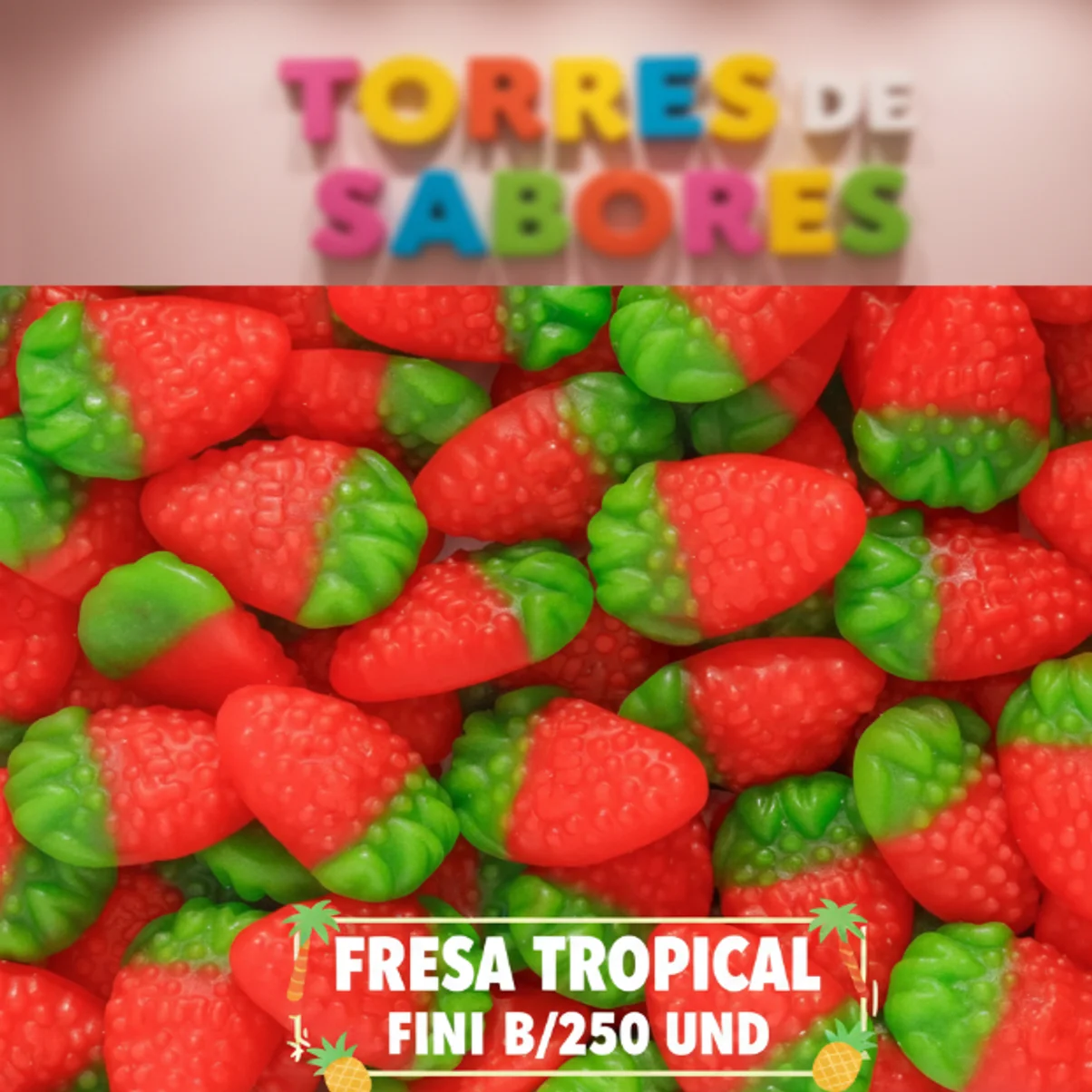 La Reina del Candy Bar: Por qu&eacute; las Fresas Tropicales Fini (250 uds) son el Dulce Definitivo para tus Fiestas.